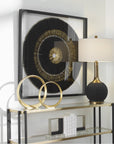 Uttermost Sandara Black and Gold Shadow Box