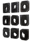 Uttermost Bahati Ebony Wood Wall Art, 9-Piece Set
