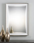 Uttermost Lahvahn White Silver Mirror