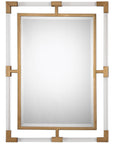 Uttermost Balkan Modern Gold Wall Mirror