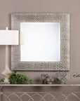 Uttermost Cressida Distressed Silver Square Mirror