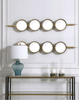 Uttermost Button Gold Mirror