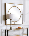 Uttermost Stanford Gold Square Mirror
