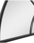 Uttermost Rousseau Iron Window Arch Mirror