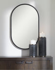 Uttermost Varina Minimalist Oval Mirror