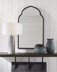 Uttermost Kenitra Black Arch Mirror