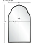 Uttermost Kenitra Black Arch Mirror