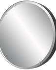Uttermost Cerelia Black Round Mirror