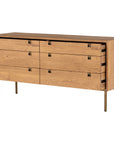 Four Hands Bennett Carlisle 6-Drawer Dresser - Natural Oak
