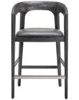 Interlude Home Kendra Counter Stool - Grey