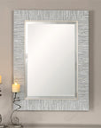 Uttermost Belaya Gray Wood Mirror