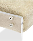 Interlude Home Aiden Shearling Bench