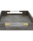 Uttermost Wessex Gray Tray