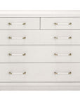 Interlude Home Taylor 5-Drawer Chest - White
