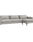 Interlude Home Izzy Sectional - Faux Linen