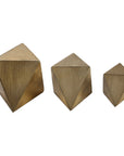 Uttermost Rhombus Champagne Accents, 3-Piece Set