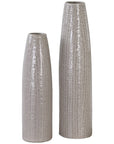 Uttermost Sara Textured Ceramic Vases, 2-Piece Set