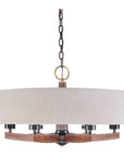 Uttermost Woodall 6-Light Drum Chandelier