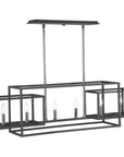 Uttermost Quadrangle 6-Light Rectangular Chandelier
