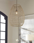 Uttermost Cross Weave 1-Light Pendant