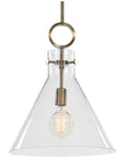 Uttermost Imbuto Funnel Glass 1-Light Pendant