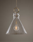 Uttermost Imbuto Funnel Glass 1-Light Pendant