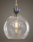 Uttermost Mendota 1-Light Glass Pendant