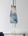 Uttermost Windswept Blue & White 1-Light Mini Pendant