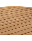Four Hands Thayer Lyra Outdoor Dining Table - Natural Teak