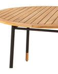 Four Hands Thayer Lyra Outdoor Dining Table - Natural Teak