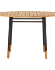 Four Hands Thayer Lyra Outdoor Dining Table - Natural Teak