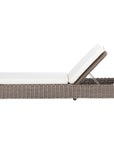 Four Hands Solano Como Outdoor Chaise - Natural Woven