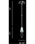 Eurofase Aqua 1-Light Small Pendant