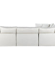 Four Hands Centrale Stevie Anders Ivory Sectional with Free Ottoman