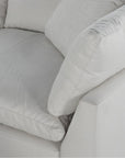 Four Hands Centrale Stevie Anders Ivory Sectional with Free Ottoman