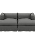 Four Hands Atelier Habitat Double Chaise Sectional - Fallon Charcoal