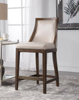 Uttermost Purcell Leather Counter Stool