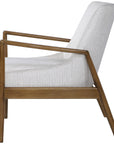 Uttermost Bev White Accent Chair