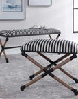 Uttermost Braddock Striped Bench