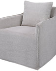 Uttermost Welland Gray Swivel Chair
