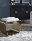 Uttermost Hoop Small Gold Bench