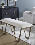 Uttermost Farrah Geometric Bench
