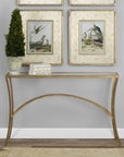 Uttermost Alayna Gold Console Table