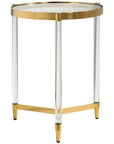 Uttermost Kellen Glass Accent Table