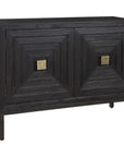 Uttermost Aiken Dark Walnut 2-Door Cabinet