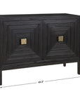 Uttermost Aiken Dark Walnut 2-Door Cabinet