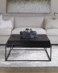 Uttermost Telone Modern Black Coffee Table