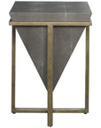 Uttermost Bertrand Shagreen Accent Table