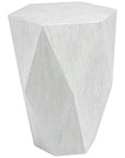 Uttermost Volker White Side Table