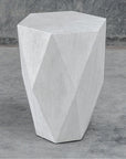 Uttermost Volker White Side Table